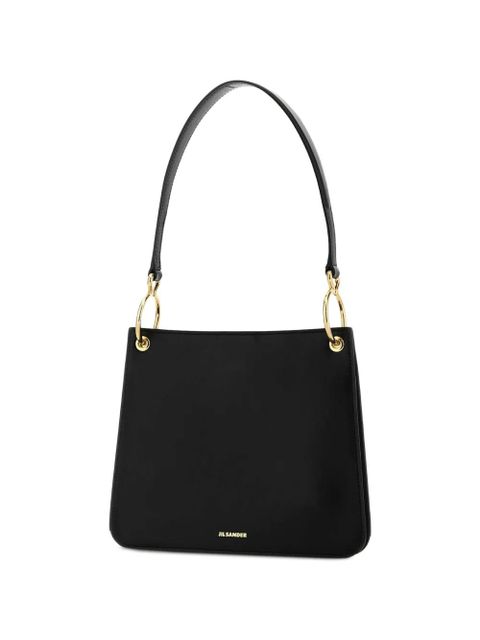 Jil Sander ring-detail shoulder bag - Black - zdjęcie produktu nr 2