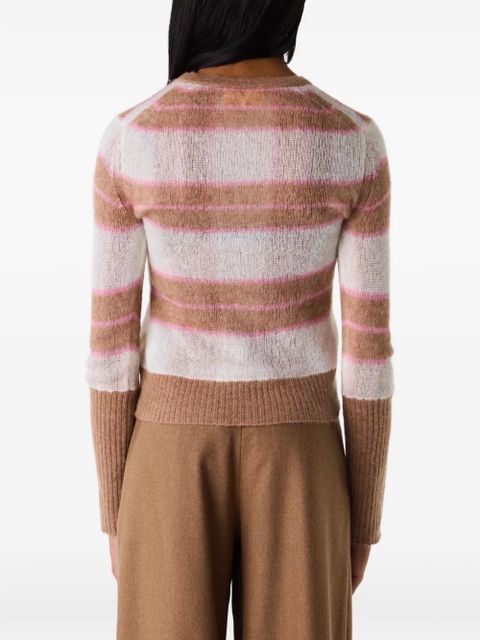 Guest In Residence plaid cardigan - White - zdjęcie produktu nr 2