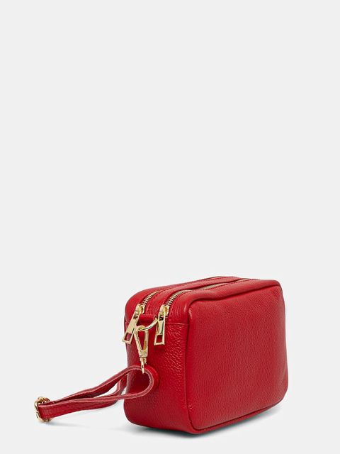 Answear.LAB torebka skórzana kolor czerwony