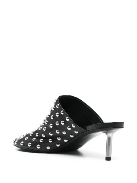 Jil Sander 60mm stud-embellished mules - Black