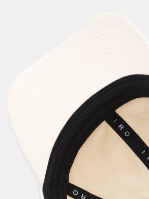 IRO czapka z daszkiem bawełniana kolor beżowy WP90GREBSOFT