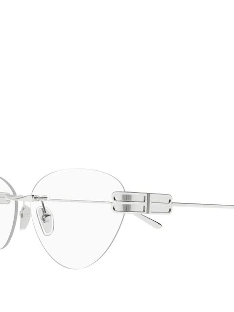 Balenciaga Eyewear rimless glasses - Silver