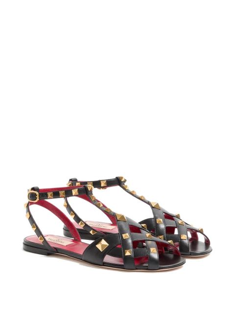 Valentino Garavani Studdy leather sandals - Black - zdjęcie produktu nr 2