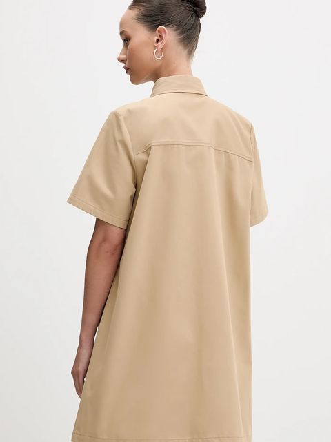 Hugo Blue sukienka bawełniana Kandira-1_B