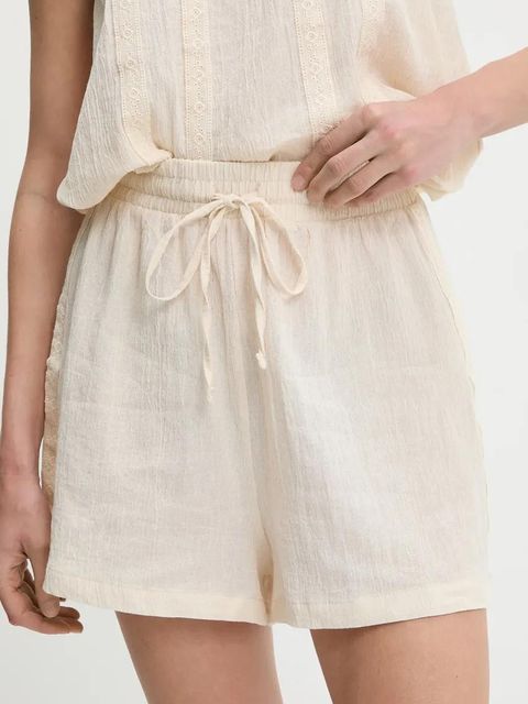 Answear.LAB bluzka i szorty bawełniane damski kolor beżowy - zdjęcie produktu nr 2