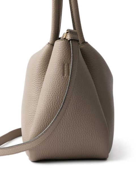Prada small leather tote bag - Brown