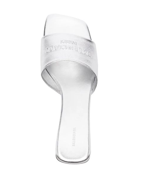 Balenciaga Duty Free sandals - Silver