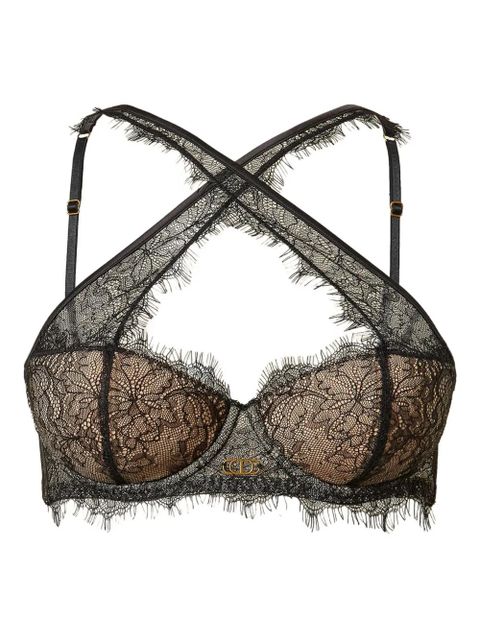 TWINSET lace-detailing bra - Black - zdjęcie produktu nr 1
