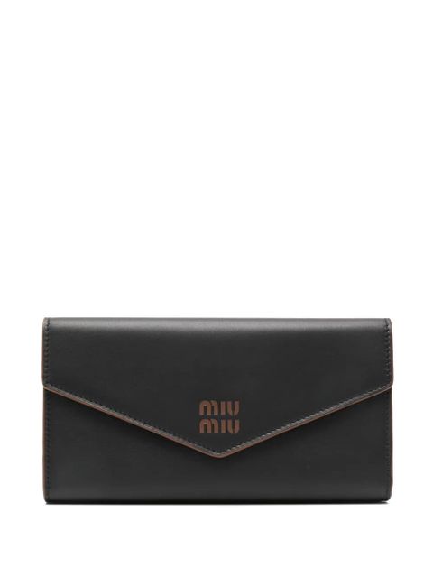 Miu Miu leather wallet - Black - zdjęcie produktu nr 1