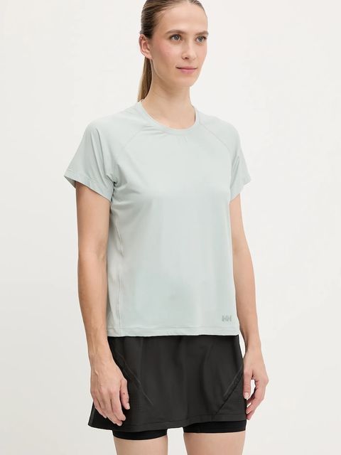Helly Hansen t-shirt sportowy SHINE SOLEN damski kolor turkusowy 49577 - zdjęcie produktu nr 1