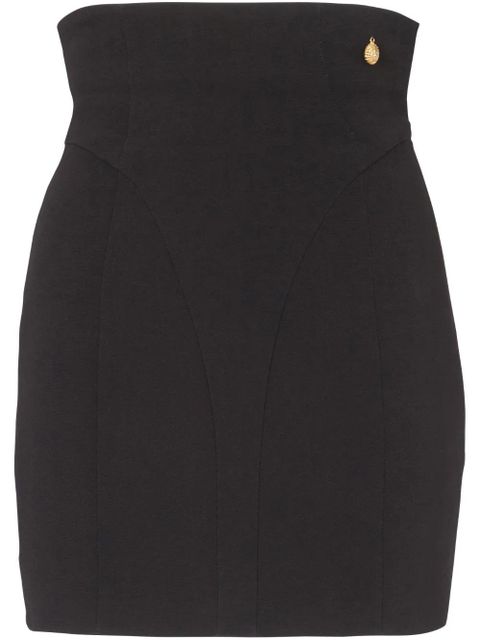 Balmain high-waisted crepe miniskirt - Black - zdjęcie produktu nr 1