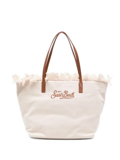 MC2 Saint Barth fringed-detail tote bag - Neutrals - zdjęcie produktu nr 1