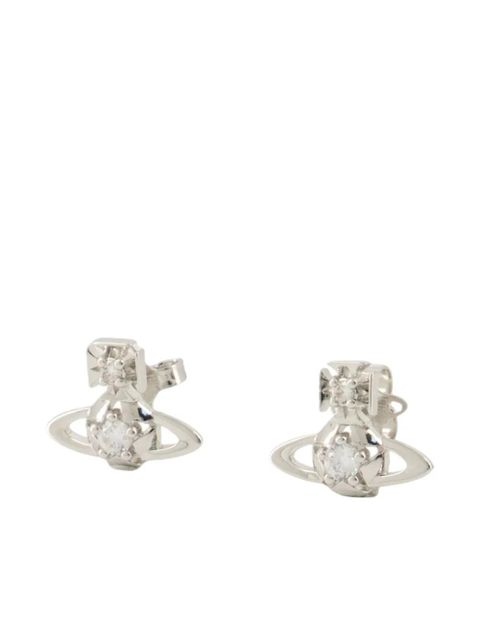 Vivienne Westwood orb cubic zirconia earrings - Silver - zdjęcie produktu nr 2