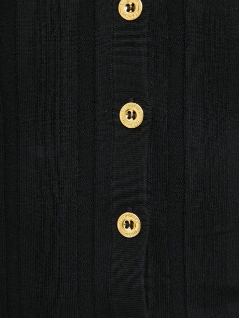 Elisabetta Franchi kardigan damski kolor czarny lekki MK41S51E2