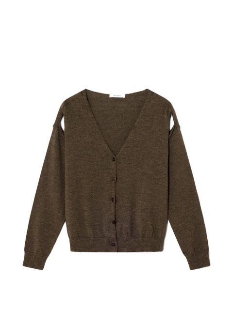 Gimaguas Coucou shoulder cutouts cardigan - Brown - zdjęcie produktu nr 1