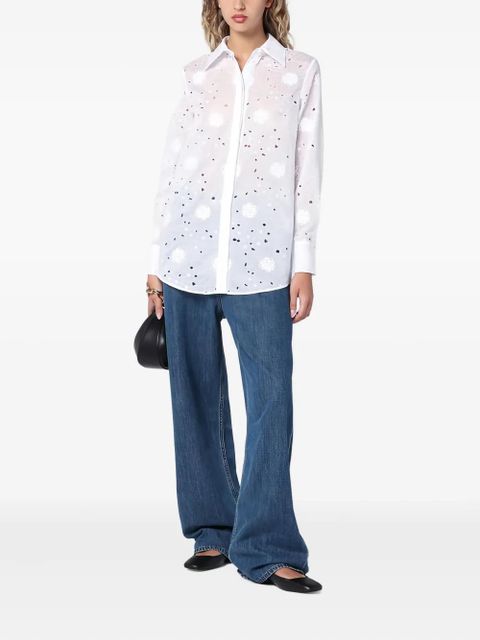 Valentino Garavani broderie anglaise shirt - White - zdjęcie produktu nr 2