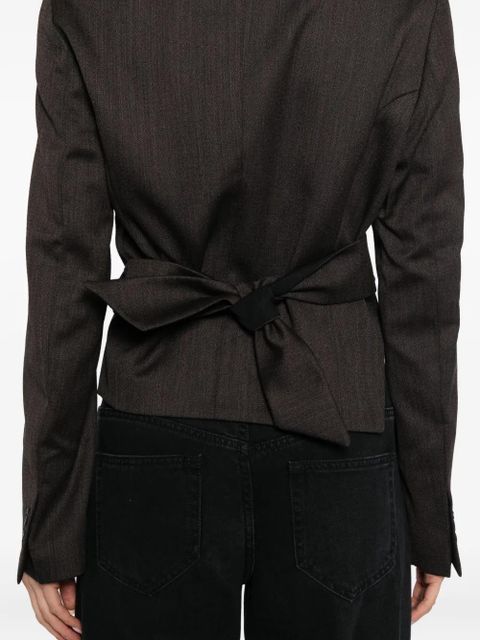 OUR LEGACY Wrap blazer - Brown