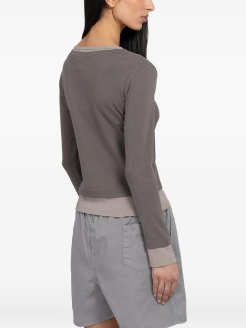 Gimaguas layered long-sleeve T-shirt - Grey