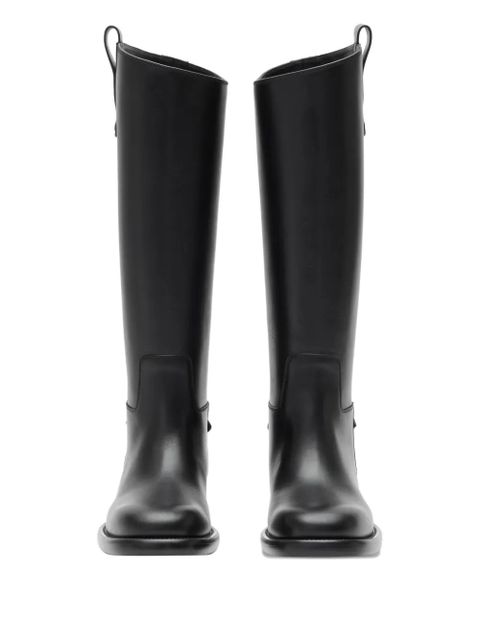 Burberry Cavalier calf-leather knee-high boots - Black
