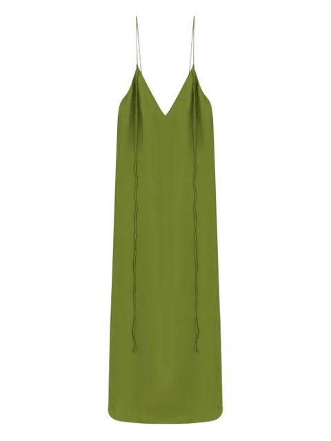 Róhe open-back silk dress - Green - zdjęcie produktu nr 1