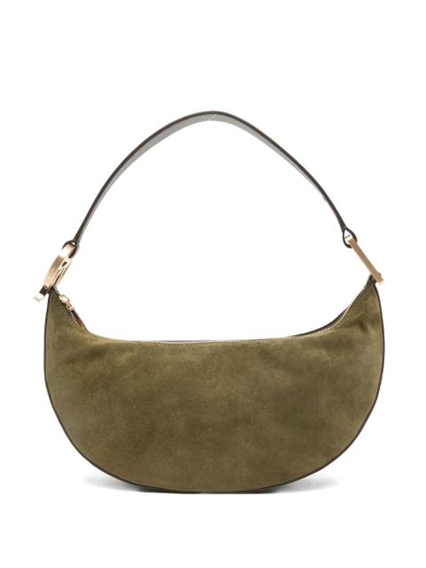 Cult Gaia suede zip-closure tote bag - Green - zdjęcie produktu nr 1