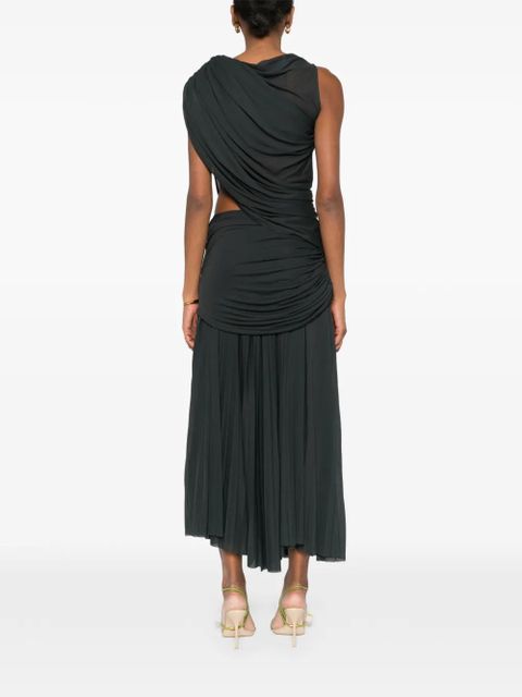 Proenza Schouler draped cutout maxi dress - Green