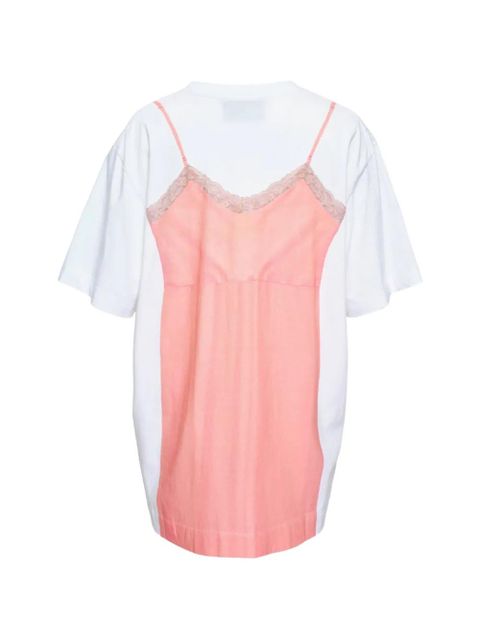 Simone Rocha trompe l'oeil bow-detail T-shirt - White - zdjęcie produktu nr 2