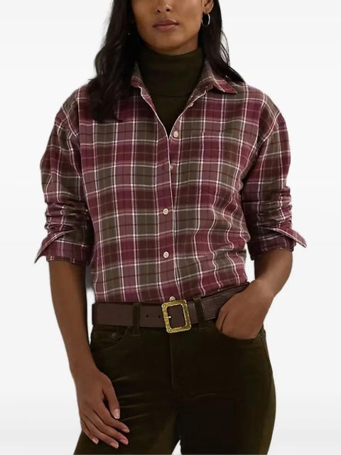 Lauren Ralph Lauren checked button-down shirt - Red - zdjęcie produktu nr 2