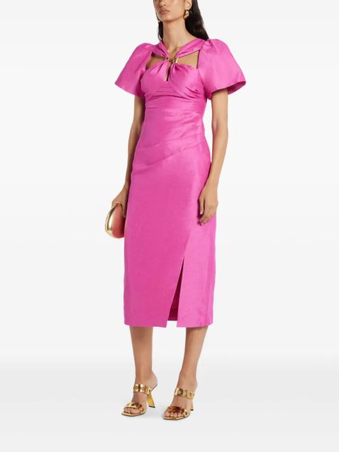 Aje Presence Twisted midi dress - Pink - zdjęcie produktu nr 2