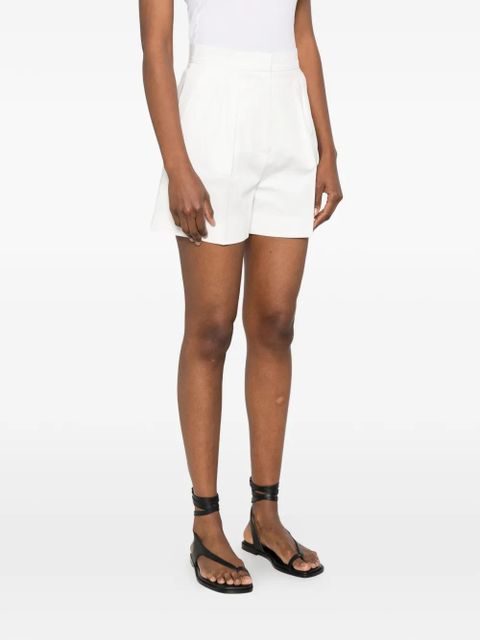 Max Mara pleated shorts - White