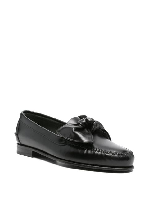 Hereu Corbati bow-detail loafers - Black - zdjęcie produktu nr 2