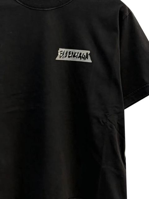 Balenciaga logo-detail T-shirt - Black - zdjęcie produktu nr 2