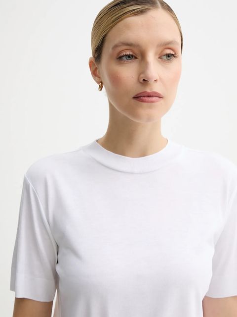 Calvin Klein t-shirt damski kolor biały LV044B206G