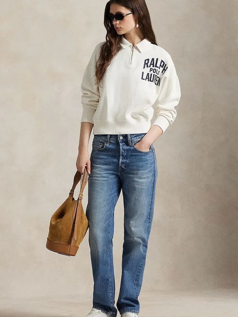 Polo Ralph Lauren bluza damska kolor biały z nadrukiem 211971753