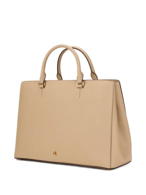 Lauren Ralph Lauren logo-plaque tote bag - Neutrals
