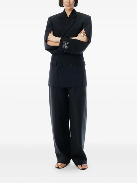 Alexander Wang double-breasted blazer mini dress - Black