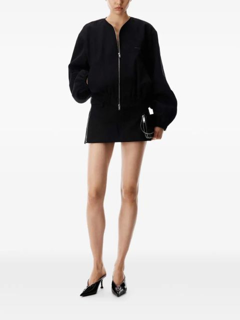 Alexander Wang twill mini skorts - Black