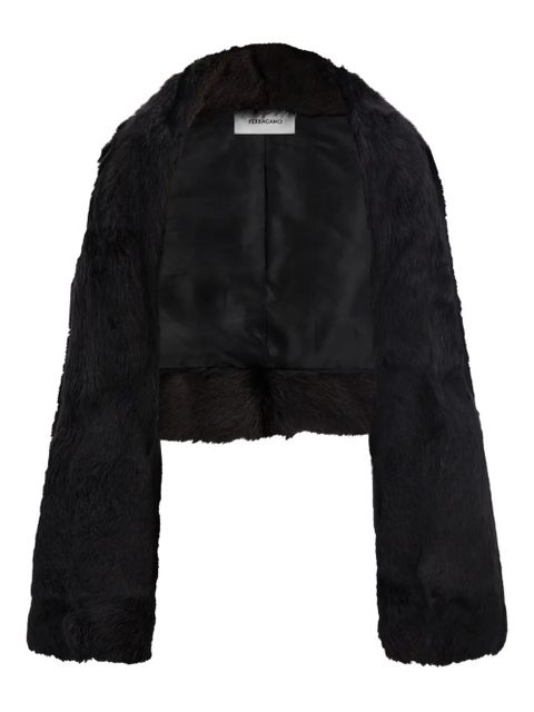 Ferragamo shearling coat - Black - zdjęcie produktu nr 1