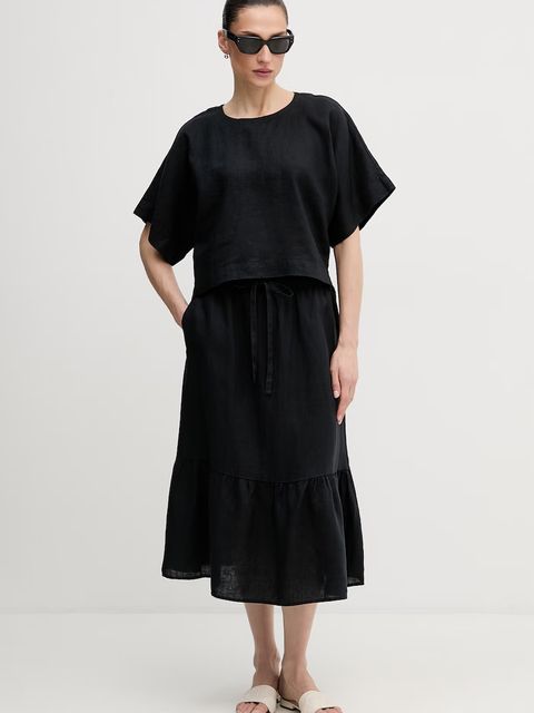 DKNY bluzka damska lniana - zdjęcie produktu nr 1