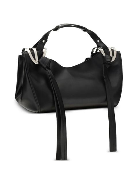 Diesel knot top handle shoulder bag - Black