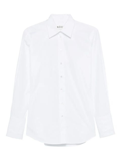 Róhe polo-collar shirt - White - zdjęcie produktu nr 1