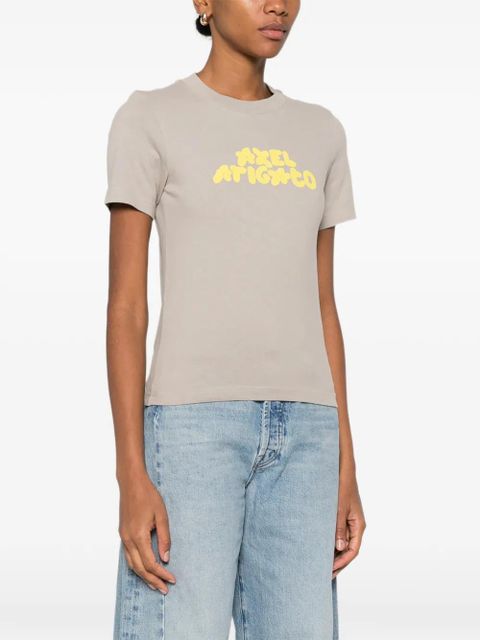 Axel Arigato Bubble logo-print T-shirt - Grey