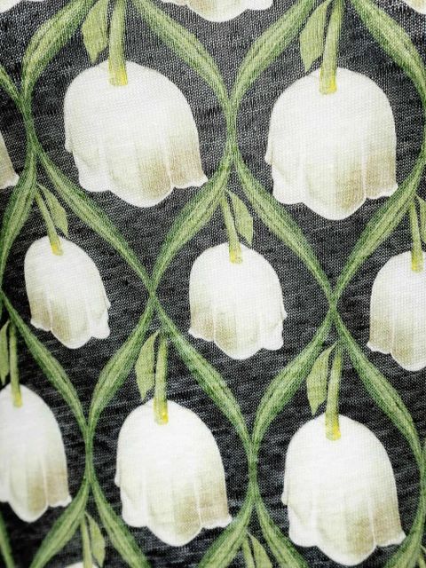 Agua By Agua Bendita Cayena Perla floral-print bodysuit - Black