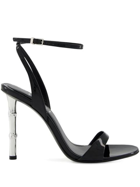 Gucci 95mm bamboo-effect heel sandals - Black - zdjęcie produktu nr 1