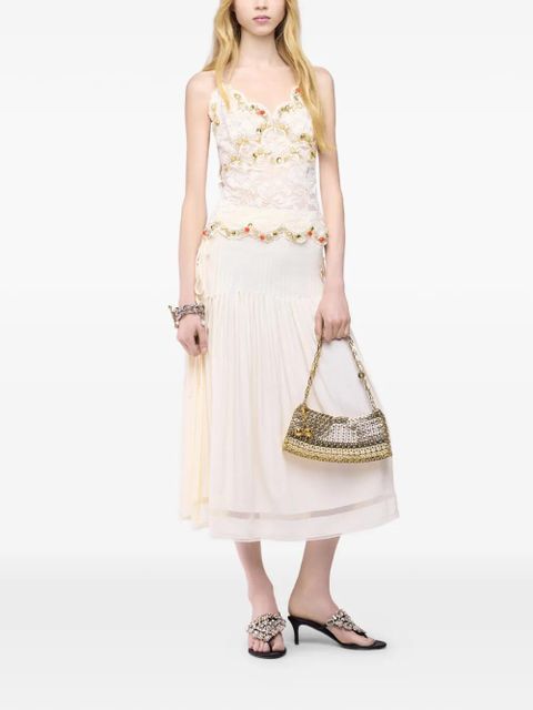 Rabanne 1969 metal-discs shoulder bag - Gold