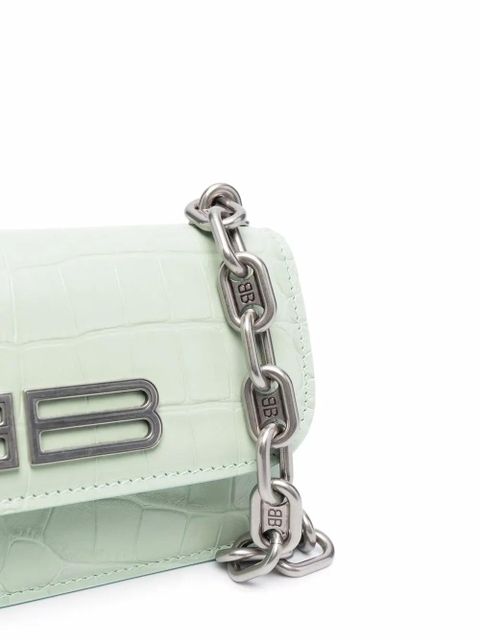 Balenciaga - Gossip XS shoulder bag - women - Leather - One Size - Green