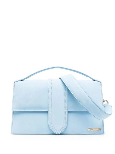 Jacquemus Le Bambinou leather tote bag - Blue - zdjęcie produktu nr 1