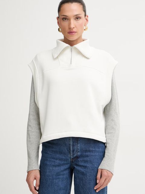Rag & Bone bluza bez rękawów damska z bawełną Terry - zdjęcie produktu nr 1