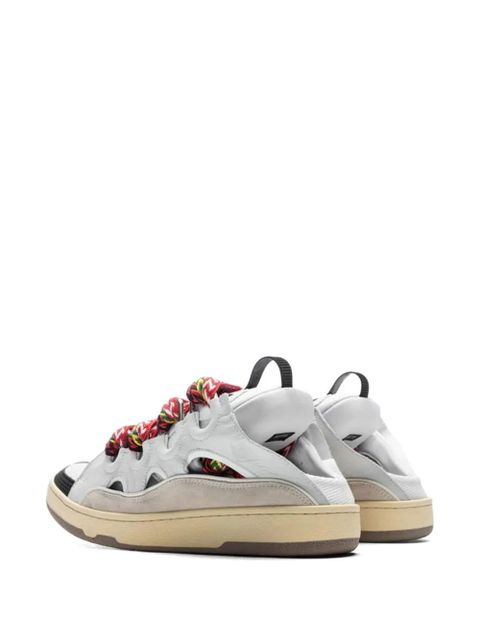 Lanvin leather slip-on sneakers - White