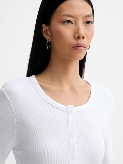 MUNTHE longsleeve GRACE kolor biały 247112324769